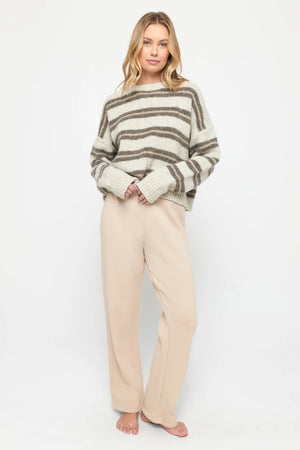 Wilder Stripe Sweater | Birch Stripe