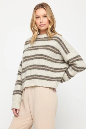 Wilder Stripe Sweater | Birch Stripe