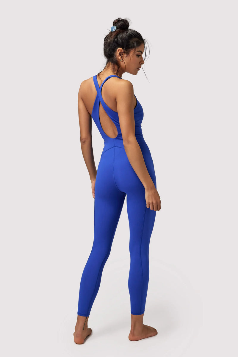 Flaunt Dream Tech Bodysuit | Electric Cobalt – The Warehouse Collective